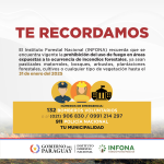 INFONA extiende el plazo de suspensión total de autorización de permisos de quema para evitar incendios forestales 