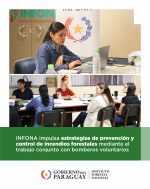 INFONA impulsa estrategias de prevención y control de incendios forestales con bomberos voluntarios
