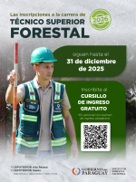 INFONA anuncia inscripciones abiertas al Cursillo de Ingreso 2026 para la carrera de Técnico Superior Forestal