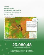 23.000 hectáreas afectadas en el distrito de Bahía Negra
